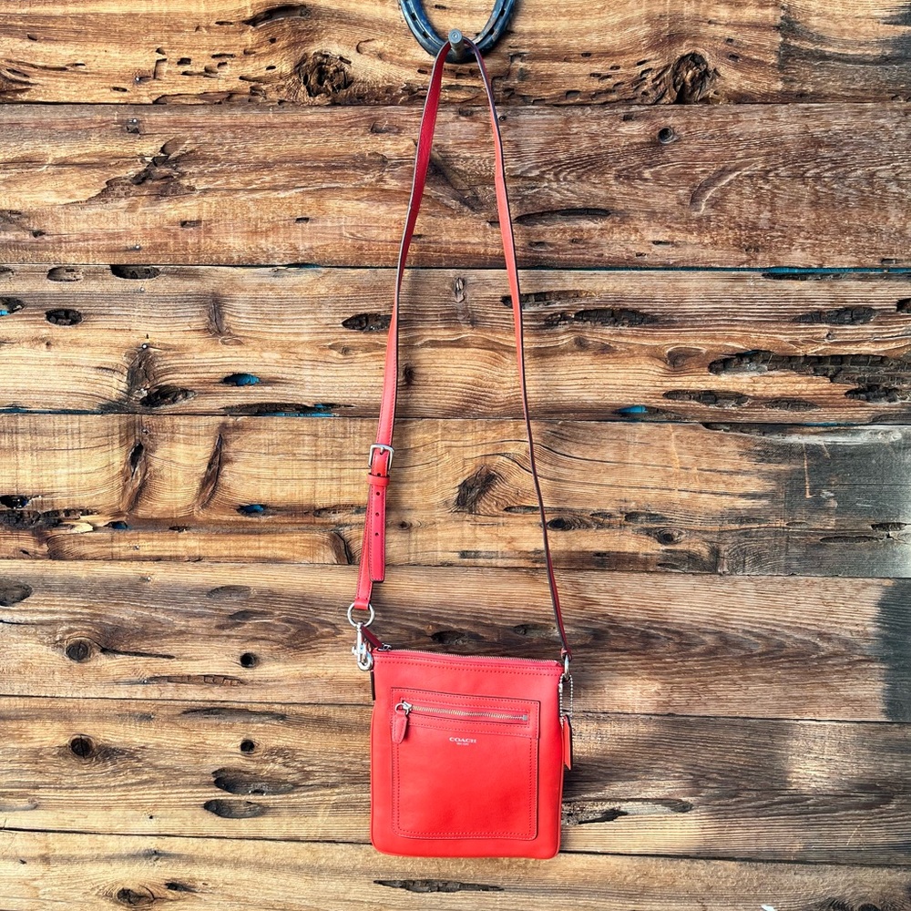 COACH | Red Orange Crossbody Bag